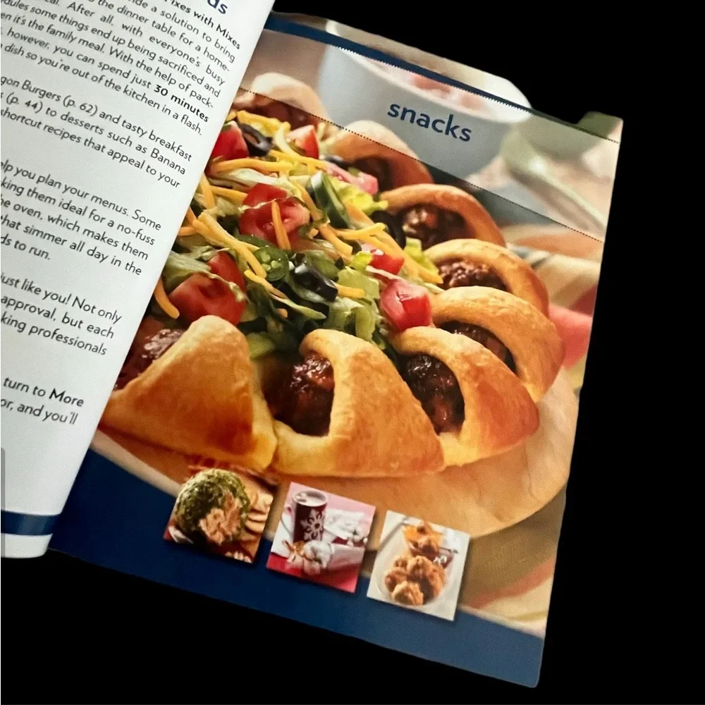 Taste of Home 379 More Fast Fixes with Mixes Cookbook Perfect Gift Condition NWT